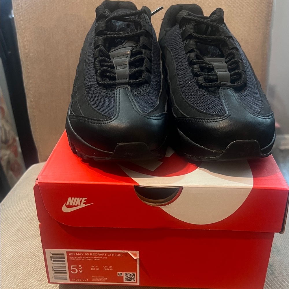Nike Air Max 95 Recraft LTR Black Sneakers